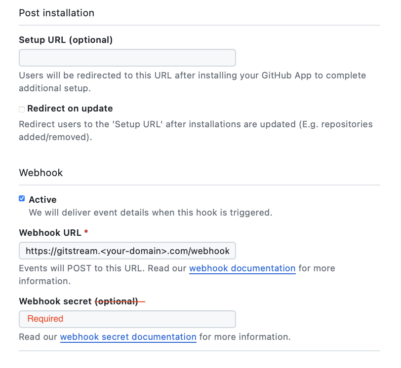 GitHub App Setup - Post Installation