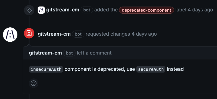 Change Deprecated Components