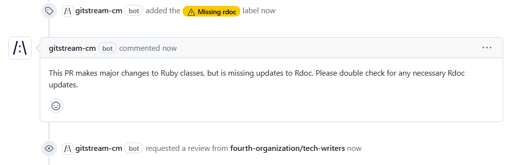 Review RDoc for Large changes