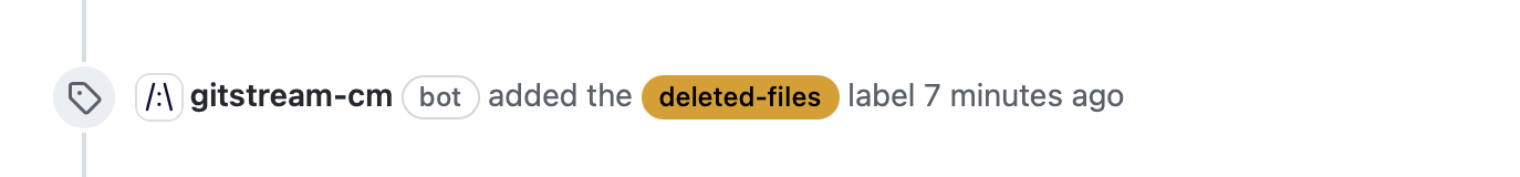 Label Deleted Files