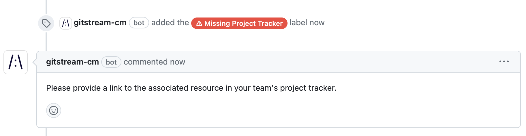 Label Missing Project Tracker