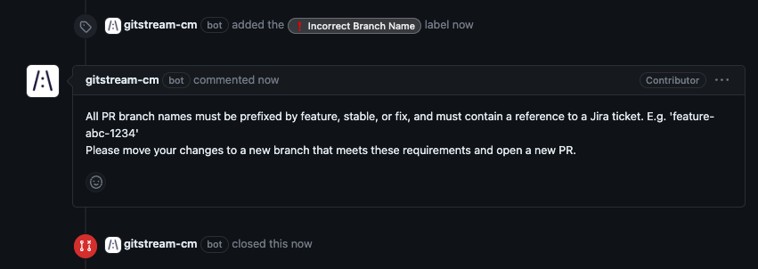 Enforce Branch Naming Conventions
